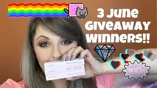 3 June Giveaway Winners!! Colourpop Liquid Lipsticks