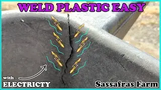 How To Weld Plastic the Easy Way - HDPE Cart Repair