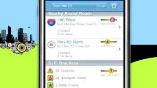 Traffic.com iPhone & iPod Touch Application - Demo