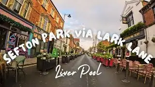 4K Cycling Towards Sefton Park via Lark Lane | Liverpool Scenic Ride