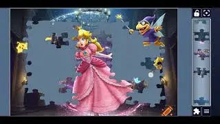 Drawing Princess Peach in a Magical Fantasy Style#Speedpaint #ArtProgress #NintendoArt Puzzlestorm01