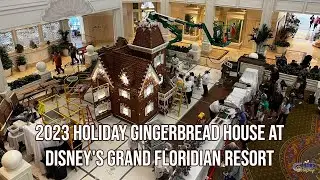 2023 Holiday Gingerbread House at Disney's Grand Floridian Resort #disneyholidays