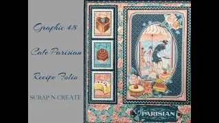 Mini Album Graphic 45 - Cafe Parisian Base Build part 1 Mini Album Folio