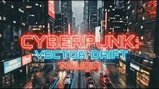 CYBERPUNK: VECTOR DRIFT &mdash; Teaser IA Cin&eacute;matique