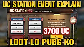 UC STATION EVENT EXPLAIN IN PUBG MOBILE | UC STATION