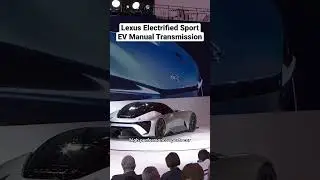 Lexus Electrified Sport EV Manual Transmission #lexus #ev