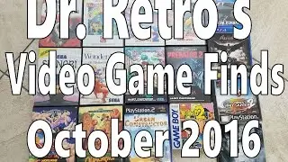 Dr. Retro's Video Game Finds October 2016