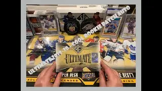 Upper Deck Ultimate 2019-20 Hockey box - cool rookie auto patch card