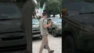 Handing out #NAFO trucks to Ukraine 🇺🇦 (ft. &nbsp;@arturrehi&nbsp;) #ukraine #forukraine #ukrainecrisis #news