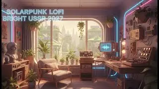 🌅 Soviet Solarpunk Lofi — Utopian Retrowave Radio 24/7 | СССР 2077 | Synthwave / Cyber-Noir Mix