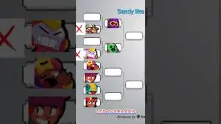 Amber vs sandy #brawlstars #torneio