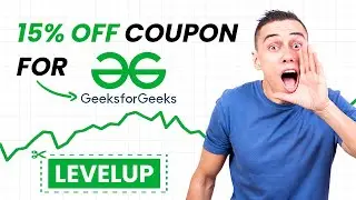 GFG Coupon Code - Get 15% OFF Discount on GeeksForGeeks Courses - GeeksForGeeks Discount Coupon Code