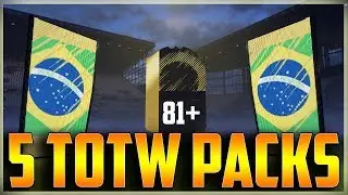 5 81+ GUARANTEED TOTW 14 PACK OPENING 4 WALKOUTS CAN WE GET SUAREZ NEYMAR? INFORM FIFA 18