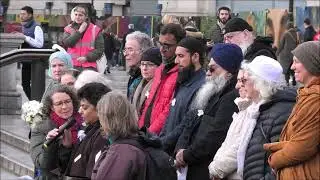 Peace is Every Step-Walking Meditation for Peace-A Multi-Faith Event-21Jan 2024 Trafalgar Sq. London