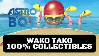 Astro Bot Wako Tako (Boss Fight) 100% Collectibles Guide | (Tentacle System) Full Completion