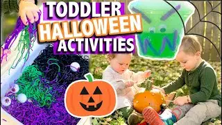 HALLOWEEN ACTIVITIES FOR TODDLERS | Easy and Fun Toddler Halloween Activities | The Carnahan Fam