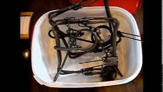 How I Prep My Traps Dukes 110 Conibear Clean Degrease
