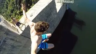 GoPro: Matilija Dam Cliff Jumping 120fps