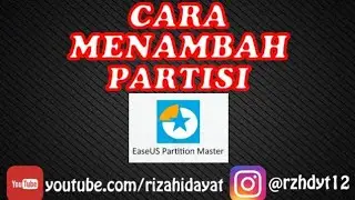 Cara Menambah Partisi C Windows 10 || EaseUS Partition Master