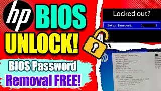 🔓Jak usunąć | Odblokować hasło BIOS laptopa HP 🔓