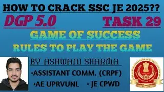 GAME OF SUCCESS : RULES🎯|| TASK 29|| DGP 5.0|| THE CIVIL BANDA