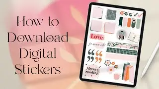 How to Use Stickers in GoodNotes with Elements Tool | Digital Planners from Ace & Siren