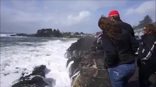 Winter Storms on the Oregon Coast 2016 -  Lincoln City  & Newport 2016