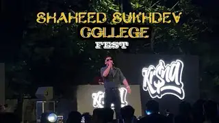 KR$NA SHOW OF SHAHEED SUKHDEV COLLEGE OF BUSINESS STUDY FEST 2K24 || AKHIL AHIRWAL