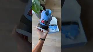 The best detail on the Jordan 5 UNC