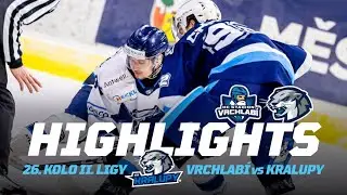 26. kolo HC Stadion Vrchlabí vs HK Kralupy | 2. liga 2025/26 Highlights