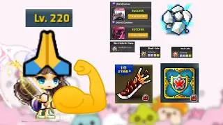 Progressing my PALADIN in Maplestory N... with cubes.. flames.. nodes.. boss..