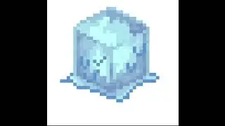Ice melting Pixel Animation