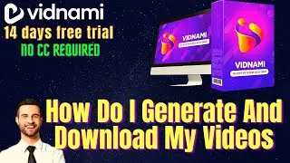 How Do I Generate And Download My Videos| vidnami tutorial