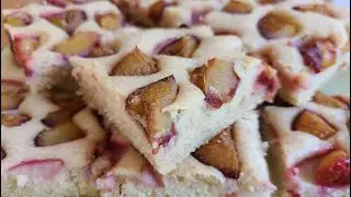 💜 Easy & Delicious Plum Cake w/ Italian Plums