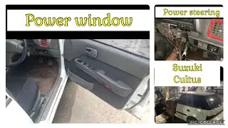 AFTERMARKET POWER WINDOW AND POWER STEERING INSTALLED IN MY SUZUKI CULTUS 😍