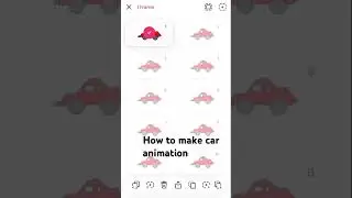 How to make car moving animation #shorts in flipaclip
