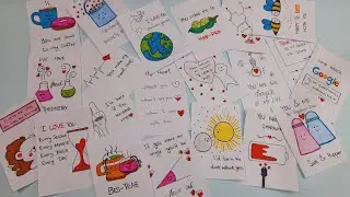 Cute Mini Love Notes | Love Notes for Friends | Customize mini love notes | Mini Love Letters 💌