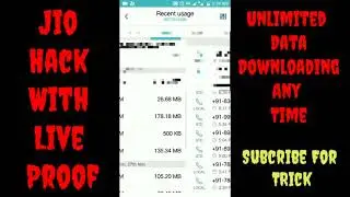 JIO HACK DEC 2017  Proof    Data Hack JIO