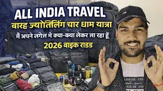 12 Jyotirling & 4 Dham Bike Journey | Full Riding Gears Setup | Himalayan 450