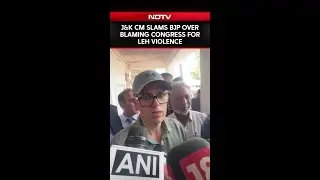 J&K CM Omar Abdullah Slams BJP Over Blaming Congress For Leh Violence