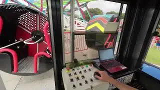 Выставка Rock 'n' Roll Paybox View на ярмарке развлечений в Крайстчерче в 2024 году.