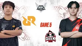 RRQ vs GEEK FAM - GAME 5 - MPL ID S12 - UB SEMI FINAL (Myanmar Casting By Wai Wai & DY )