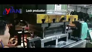 Door lock progressive stamping mold #die #doorlock #formingtooling #presstooling
