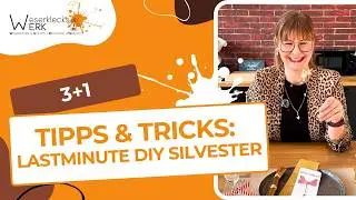 Silvester Geschenkideen - Glücksbringer - Wunderkerze DIY - Kreativ sein mit WeserklecksWERK Franzi
