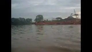 Desastre natural no porto de santana - AMAP&Aacute;. O cais de embarque apenas sumiu no mapa. Incr&iacute;vel.