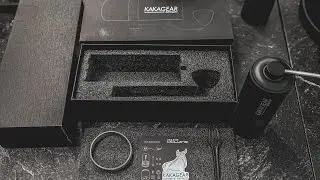 ASMR - Unboxing Kakagear Mojave Buff Titanium Blade Burr 6 Core