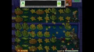 Plants vs Zombies ! Level 4-10 troubles
