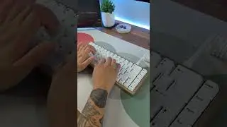 NK65 EE Keyboard   AshKeebs Amethyst Switches   ePBT x GOK BOW Keycaps   #keyboard #asmr #shorts