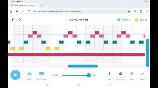 Stranger things theme in chrome song maker