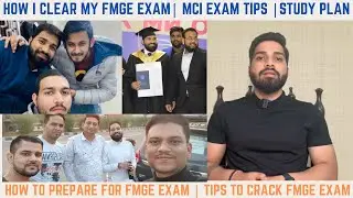 How I clear my FMGE Exam| MCI Exam Tips |How to prepare for FMGE exam | Tips to crack FMGE |Dec 2021